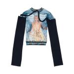 Лонгслив Ottolinger Mesh Hybrid Long-Sleeve, Multicolor - фото 2