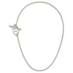 HERMES Серебряное колье 925 пробы унисекс Silver - фото 3