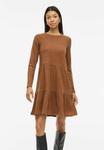 Платье VILA LANGÄRMELIGES, Argan Oil/Brown - фото