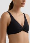 Топ бикини OYSHO SHAPEWEAR-EFFECT KNOT HALTER, Black - фото 5