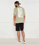 Футболка te_section Regular fit Boss Orange, зеленый - фото 2