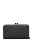 Кошелек на молнии THOM BROWNE, серый - фото 2