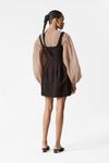 Мини-Платье в стиле корсета & Other Stories, коричневый - фото 4
