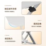 Стол PSEAT Dual-Layer Adjustable Standing Desk с мониторной подставкой, черный (65*40 см) - фото 5