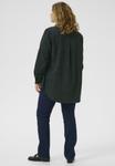 Блуза Kaffe Curve Button-down blouse, Jet Set Cc/Green - фото 3