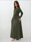 Hiccup Платье в оливковом цвете - фото 2