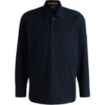 HUGO BOSS Рубашка SS25 мужская темно-синяя - фото