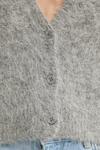 Шерстяной кардиган ROXAS Munthe, серый - фото 5
