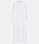 Льняное платье миди ASCENO, белый - фото