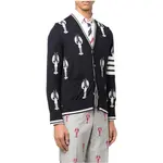 Свитер мужской черный SS22 THOM BROWNE - фото 3