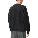 Свитшот с вышитым логотипом LOEWE, черный - фото 3