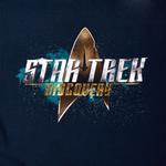 Футболка с логотипом Star Trek Discovery синяя - фото 4