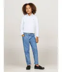 Рубашка по всей длине Regular fit Tommy Hilfiger, синий - фото 2