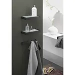 Полка для ванной Zack Line, черная сталь - фото 2