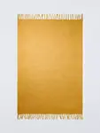 Плед John Lewis Mohair Effect Plain, цвет mustard - фото
