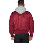 Куртка Alpha Industries MA-1 D-Tec, красный - фото 2