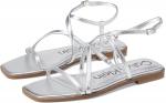 Женские сандалии Calvin Klein Millia Flat, Silver Leather - фото