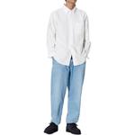 Рубашка унисекс белая Uniqlo, белый - фото