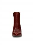MANFIELD Ботинки до щиколотки в темно-красном цвете - фото 3