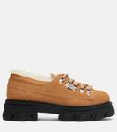 Лоферы на платформе из искусственной кожи Ganni, Cognac - фото 4