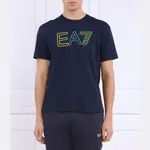 Футболка стандартного кроя Ea7, синий - фото