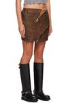 Коричневая мини-юбка Austin Andersson Bell - фото 2