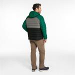 Куртка LLBean Bean's Colorblock Down Hooded LLBean, Emerald Spruce/Black - фото 4