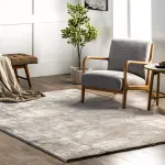 Ковер Loni Solid Shag Area Rug nuLOOM, 122 см, светло-голубой - фото 49