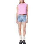 Шорты джинсовые Ami в клетку AMIPARIS, синий - фото 4