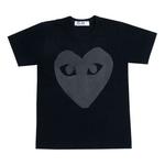 Футболка large short sleeve black Comme Des Garcons Play, черный - фото