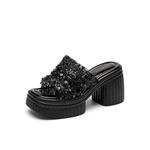 Шлепанцы и сланцы DAPHNE Slide Slippers Women's, черный - фото 2