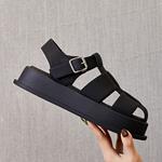 Римские сандалии женские VAEL, хаки - фото 6