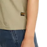 Футболка G-Star Open Relaxed short sleeve v neck, зеленый - фото 5