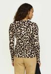 Топ Soft Rebels ROMAN O-NECK PRINTED, Leopard Print/Brown - фото 2