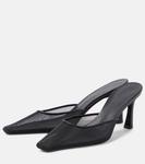 Мюли Juno 75 сетчатые The Attico, черный - фото 4