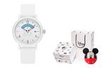 Disney Часы Mickey Series Quartz Movement Silicone Strap Watch Unisex White Dial - фото 5