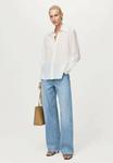 Блуза Mango Button-down blouse, Off-White - фото 2