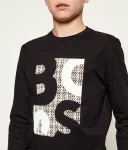 Лонгслив regular fit Boss Kidswear, черный - фото 4