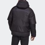 Пуховик мужской черный Adidas, черный - фото 5