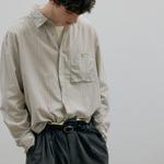 Рубашка Unisex Beige Gray C2H4, бежевый - фото 2