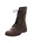 Кожаные ботинки коричневого цвета Think! - фото 2