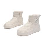 Зимние сапоги женские EBLAN, бежевые (на флисовой подкладке) - фото 3