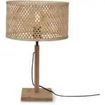 Настольная лампа JAVA E27 1 шт. Good&Mojo, коричневый - фото