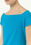 Базовая футболка comma, бирюзовый - фото 2