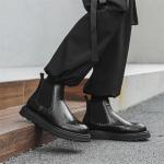 Ботинки Челси мужские черный Chi Wolf - фото 4