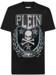 Футболка с нашивкой Philipp Plein Skull&Bones, черный - фото