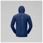 Капюшон на молнии Trollveggen Warm3 - флисовая куртка Norrøna, Phantom - фото 3