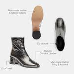 COACH womens Gigi Bootie, Anthracite - фото 3