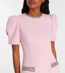 Неми с отделкой креп мини-платье Rebecca Vallance, Light Pink - фото 4