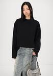 Топ Weekday OVERSIZED LONG SLEEVE, Black - фото 4